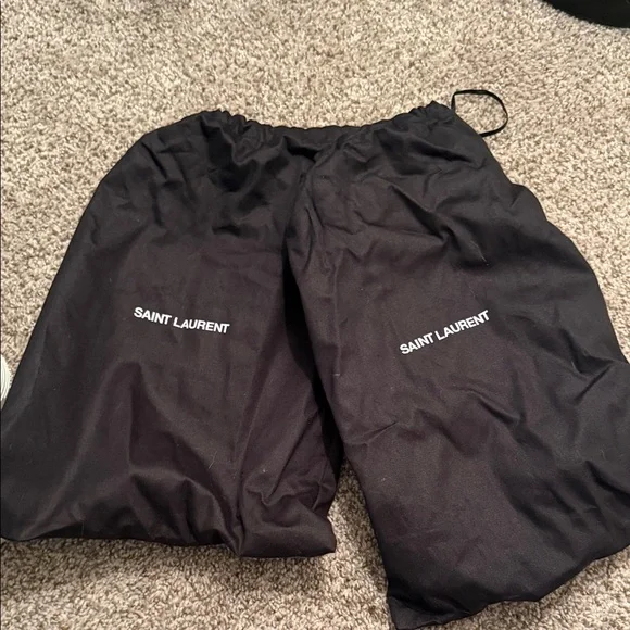 Saint Laurent White Sneakers with Camo Laces - Picture 4 of 15